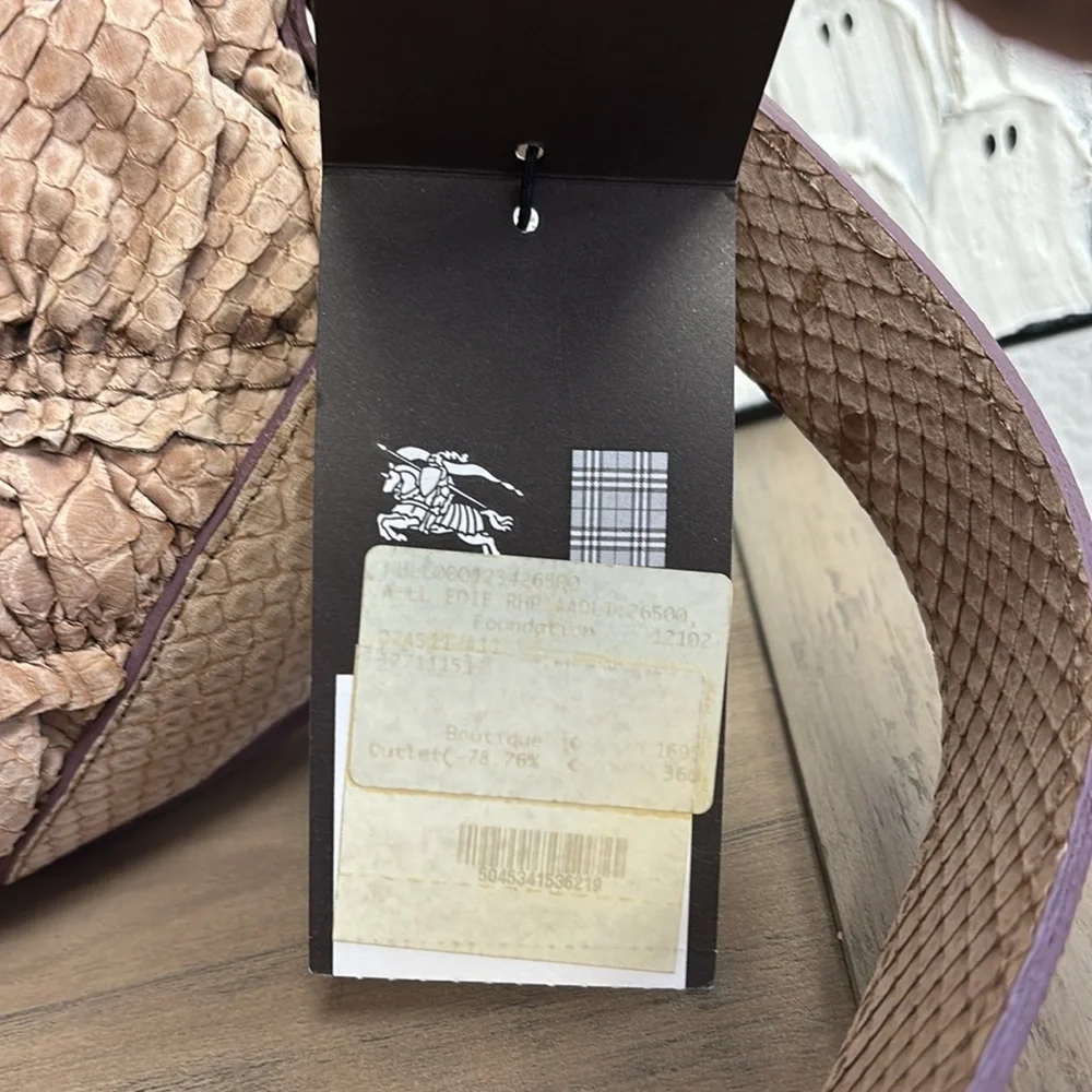 Burberry RARE python shoulder bag - Picture 5 of 14